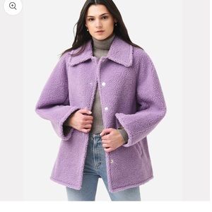ALC Purple Sherpa Jacket